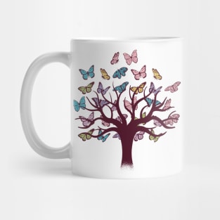 Beautiful Butterfly Tree Mug